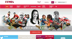 Desktop Screenshot of femsa.com