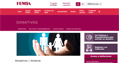 Desktop Screenshot of donativos.femsa.com