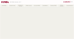 Desktop Screenshot of informeanual.femsa.com